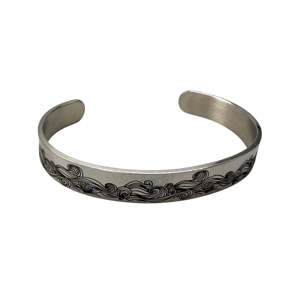 Bangle Cuff Bracelet The Day I Lost You Memorial Harmony Titanium Steel